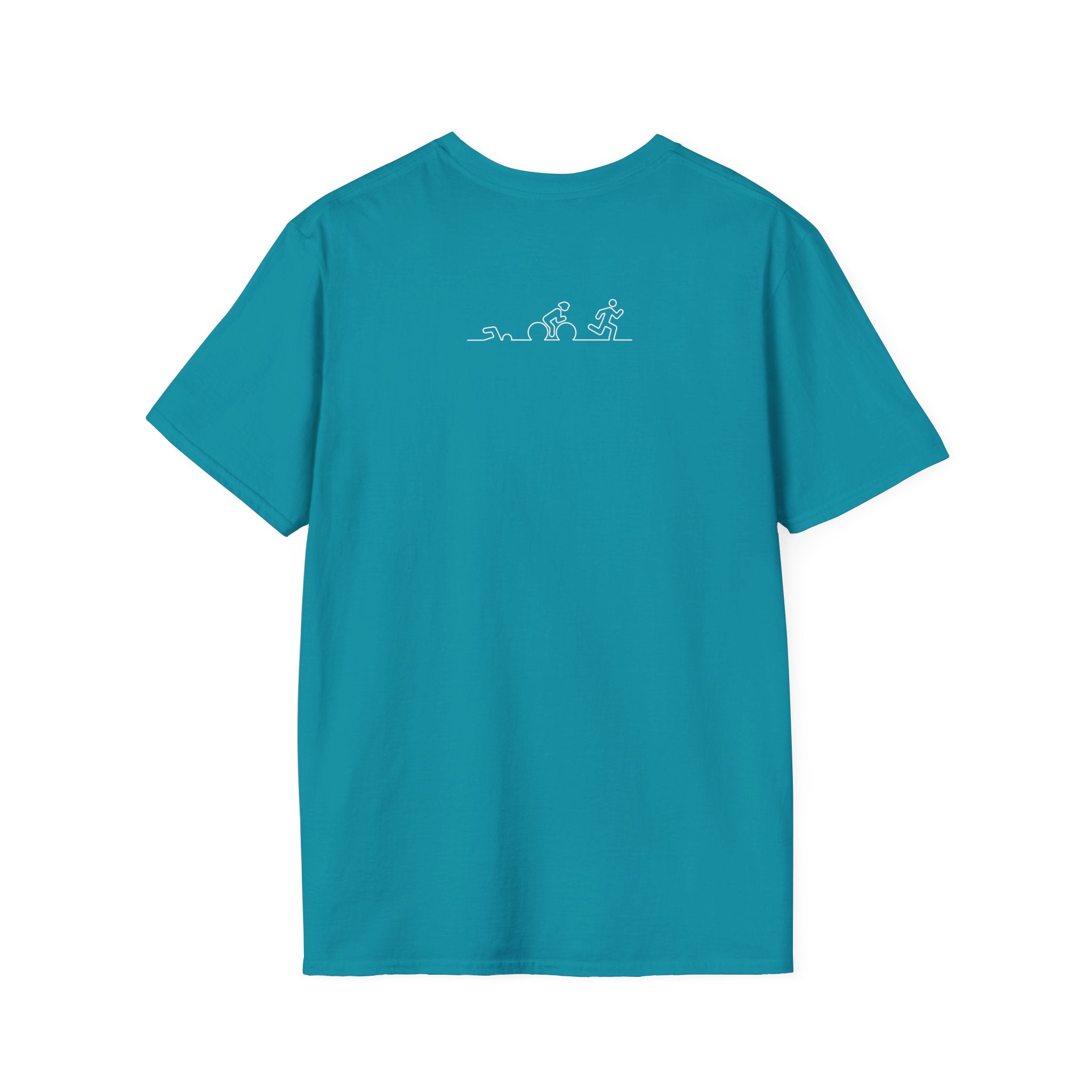 No Excuses Triathlon Tee - Rose & Lime