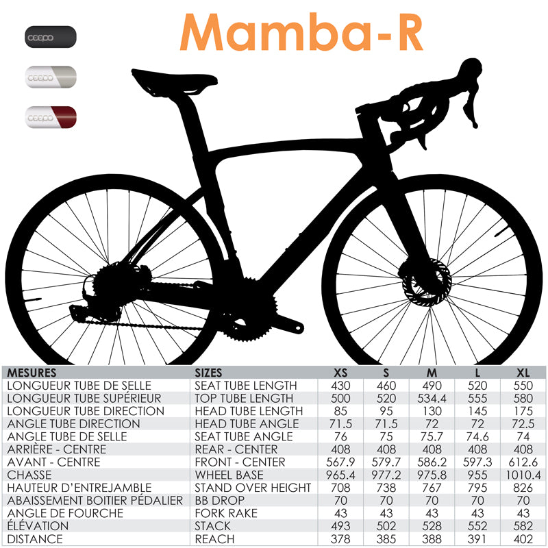 Ceepo Mamba-R Carbon Aero Road Bike | Shimano 105 12-Speed