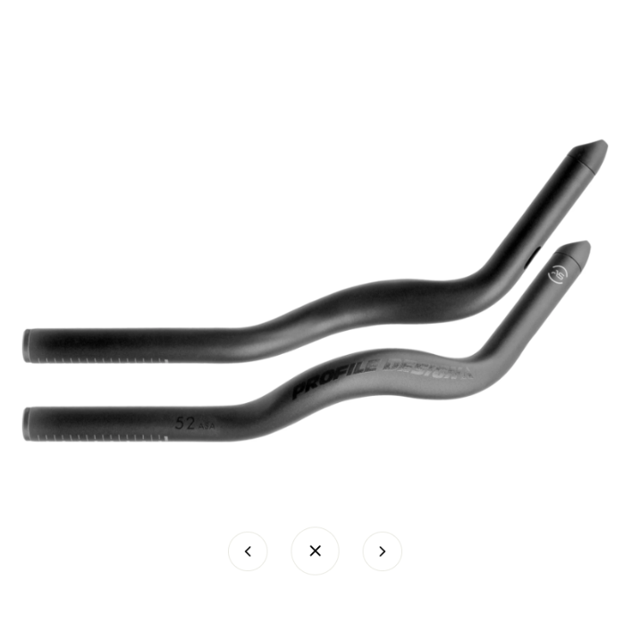 Profile Designs 52ASA Aerobar Extensions (Aluminum) – Ergo Shaped | 340mm & 400mm