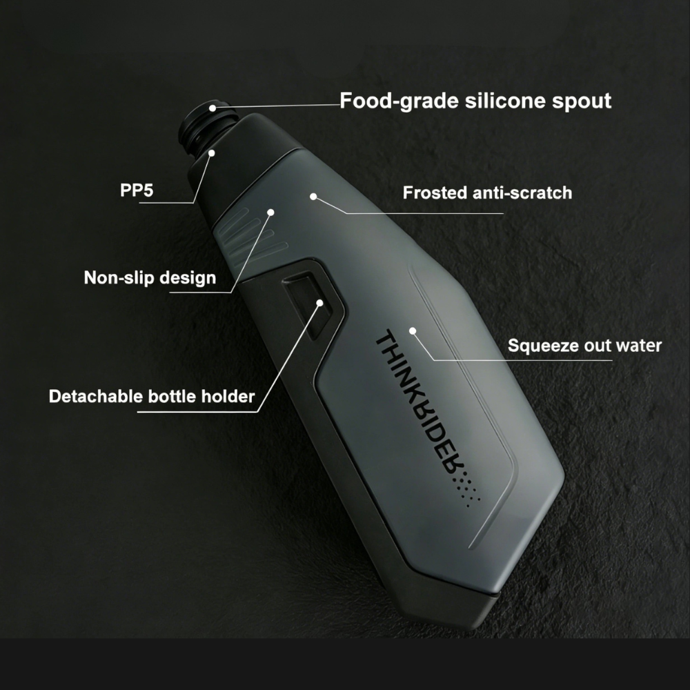 ThinkRider 650ml Aerodynamic Downtube Water Bottle Bracket Set