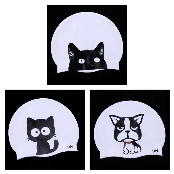 Animal Cartoon Silicone Swim Caps - Element Tri & Bicycle Works