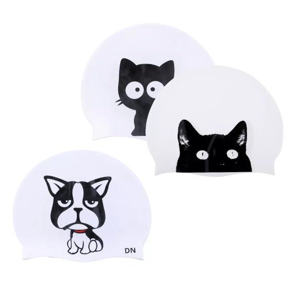 Animal Cartoon Silicone Swim Caps - Element Tri & Bicycle Works