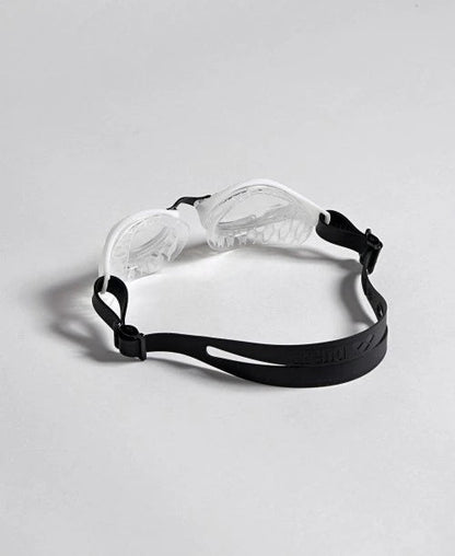 Arena Air Bold Swipe triathlon swim goggles in blue with anti-fog technology and honeycomb comfort seals.