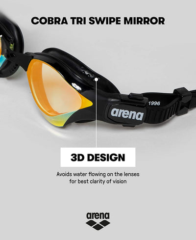 Arena Cobra Tri Swipe Goggles Mirror - Element Tri & Bicycle Works