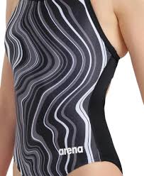 Arena Women's 1 - Piece Swimsuit, Light Drop Back, Marbled - Element Tri & Bicycle Works
