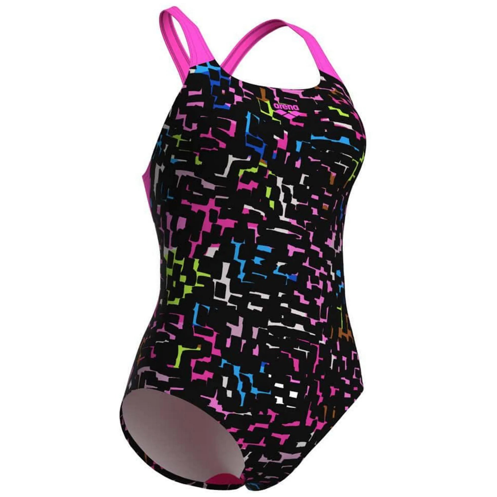 Arena Women's 1 - Piece Swimsuit, Pro Back, Mosaic Print - Element Tri & Bicycle Works