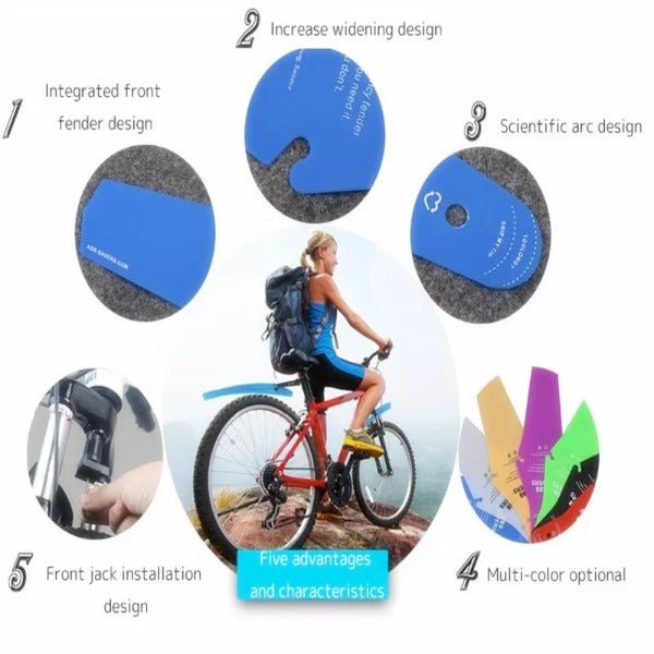 Ass Saver - Removable, Portable Mud Guard - Element Tri & Bicycle Works