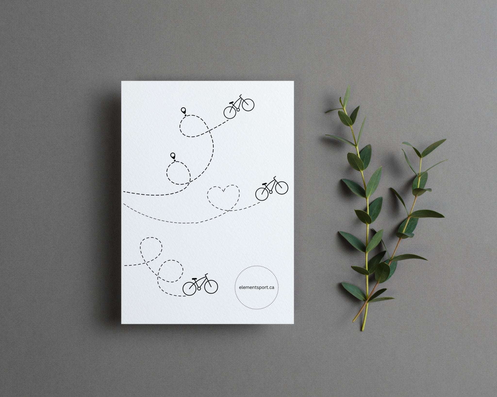 Bike Love Brights Mother's Day card - Element Tri & Bicycle Works