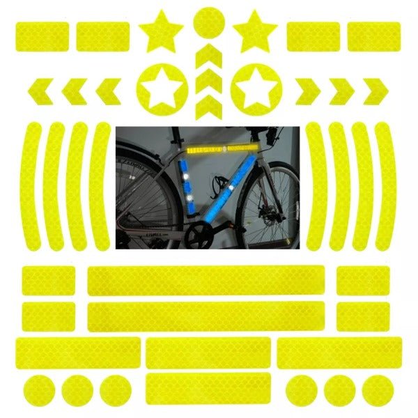 Bike Safe Sticker Set - Reflective Sticker Set - Element Tri & Bicycle Works