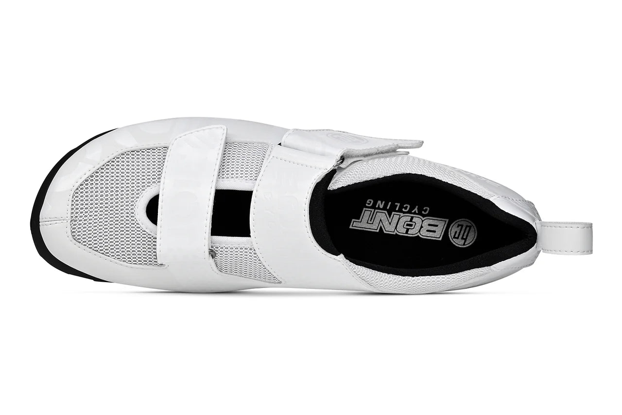 Bont Riot TR+ Triathlon Cycling Shoe – White - Element Tri & Bicycle Works