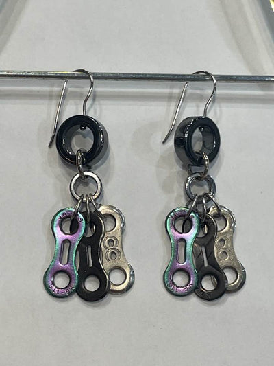Classic Chain Link Drop Earring - Element Tri & Bicycle Works