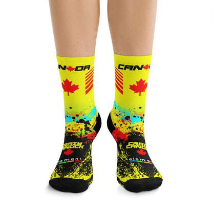 Crazy Canuck Socks - Element Tri & Bicycle Works