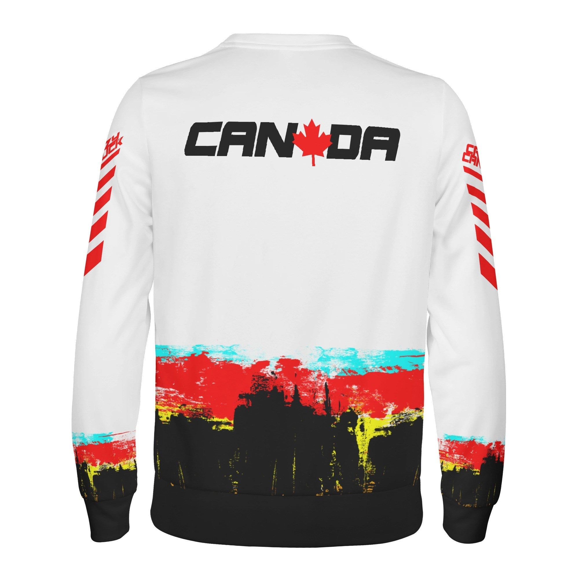 Crazy Canuck Unisex Sweatshirt — Vintage Canadian Ski Racer Graphic (Light Edition) - Element Tri & Bicycle Works