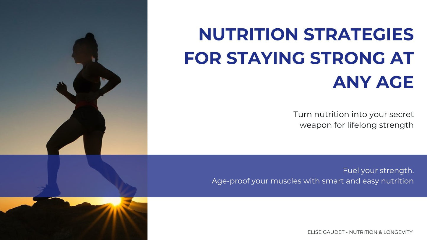 eBook - Nutrition Strategies For Staying Strong At Any Age - Element Tri & Bicycle Works