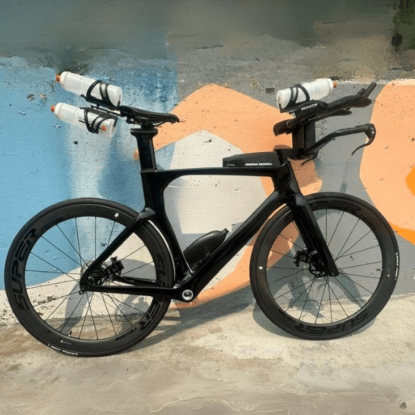 Element Winow Custom Triathlon Bike – Race - Ready Carbon Build in Black (Size ML / 56) | From $4399 - Element Tri & Bicycle Works