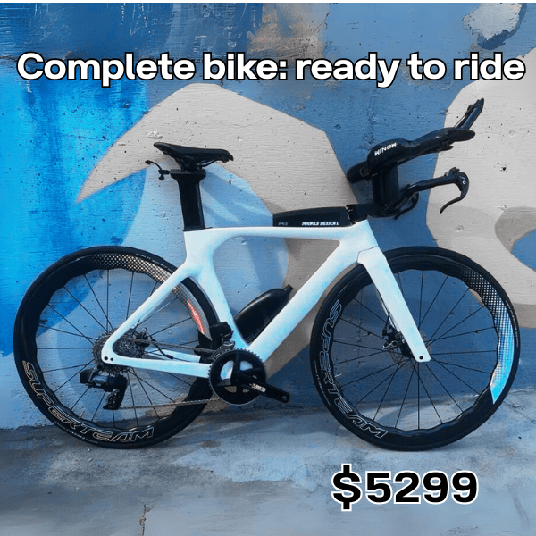Element Winow Custom Triathlon Bike – Race - Ready Carbon Build in White (Size S/49) | $5299 CAD - Element Tri & Bicycle Works