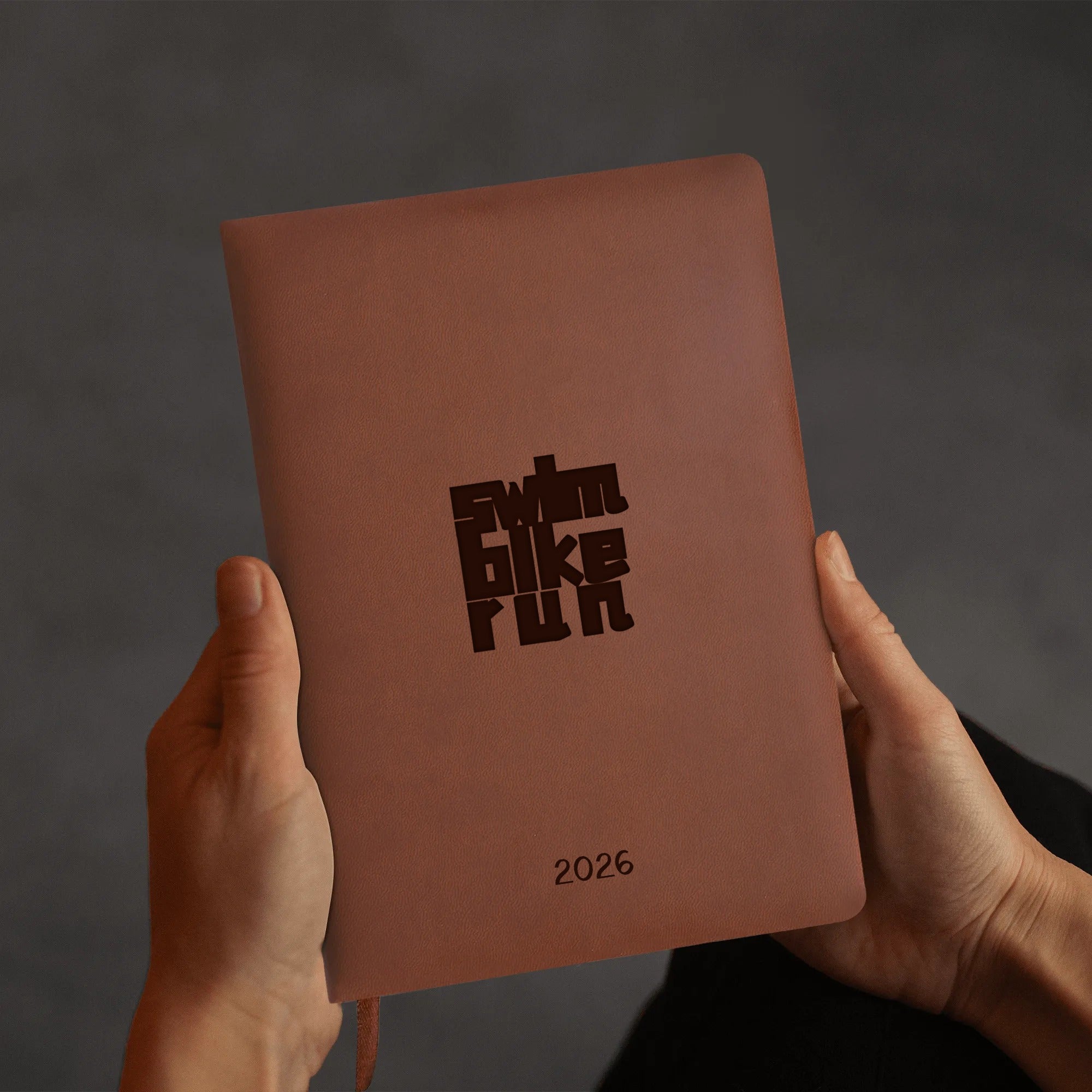 Engraved Brown Notebook Custom Journals Diary Gift for Friends Family - Element Tri & Bicycle Works