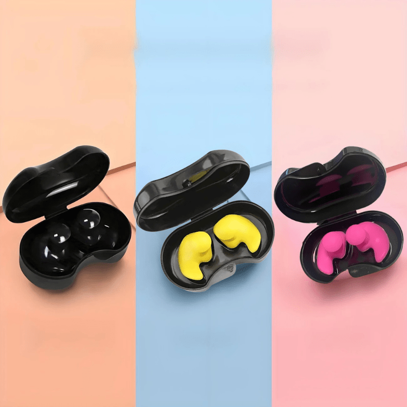 Ergo - Shaped Silicone Earplugs for Swimming – Comfortable, Secure & Value - Priced! - Element Tri & Bicycle Works
