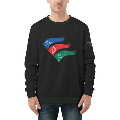 ETA Mens/Unisex All Over Print Crew Nec Sweatshirt - Element Tri & Bicycle Works