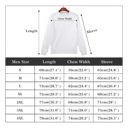 ETA Mens/Unisex All Over Print Crew Neck Sweatshirt, Personalized - Element Tri & Bicycle Works