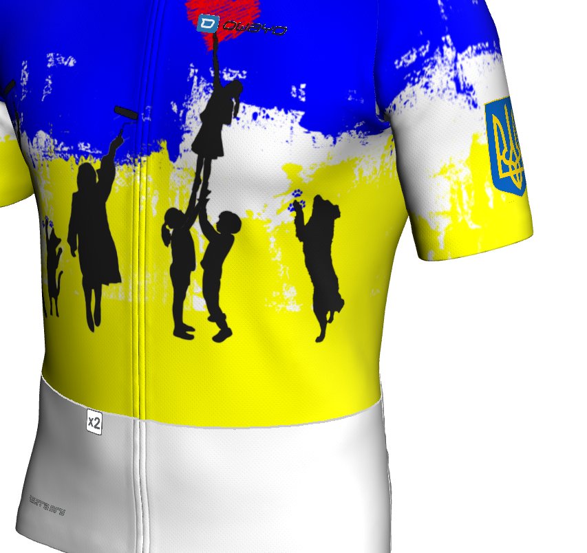 Future Vision In Ukraine Bike Jersey - Element Tri & Bicycle Works