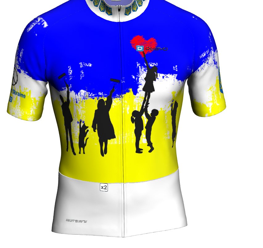 Future Vision In Ukraine Bike Jersey - Element Tri & Bicycle Works