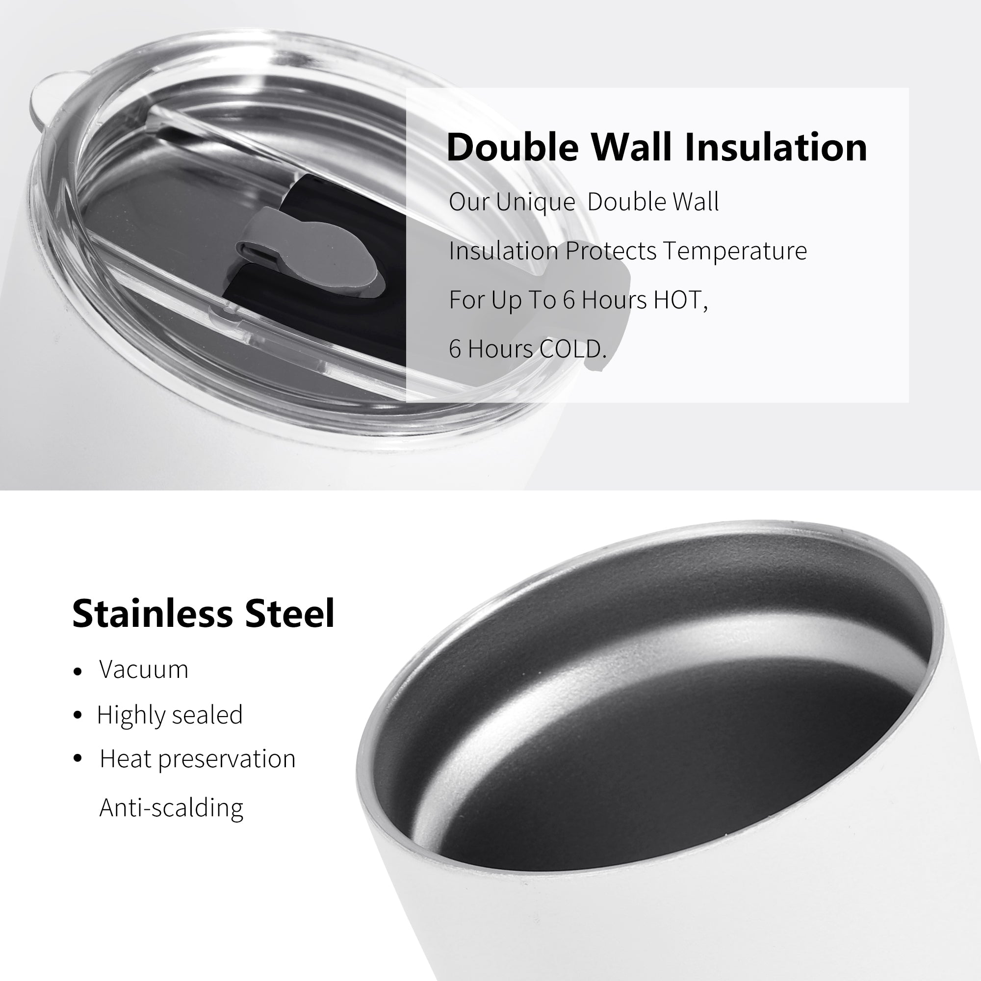 Go Long Iron Plaid Print - Stainless Steel 20oz Car Tumbler - Element Tri & Bicycle Works