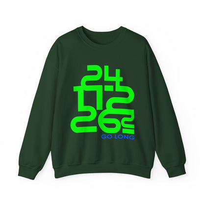 Go Long Sweatshire - Gildan Unisex Heavy Blend™ Crewneck Sweatshirt - Element Tri & Bicycle Works