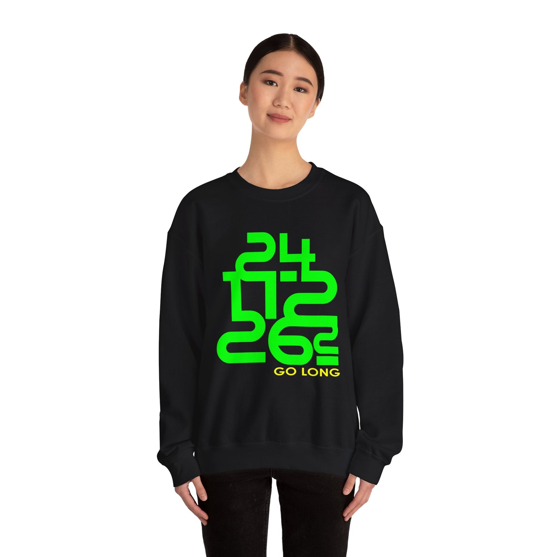 Go Long Sweatshirt - Gildan Unisex Heavy Blend™ Crewneck Sweatshirt - Element Tri & Bicycle Works