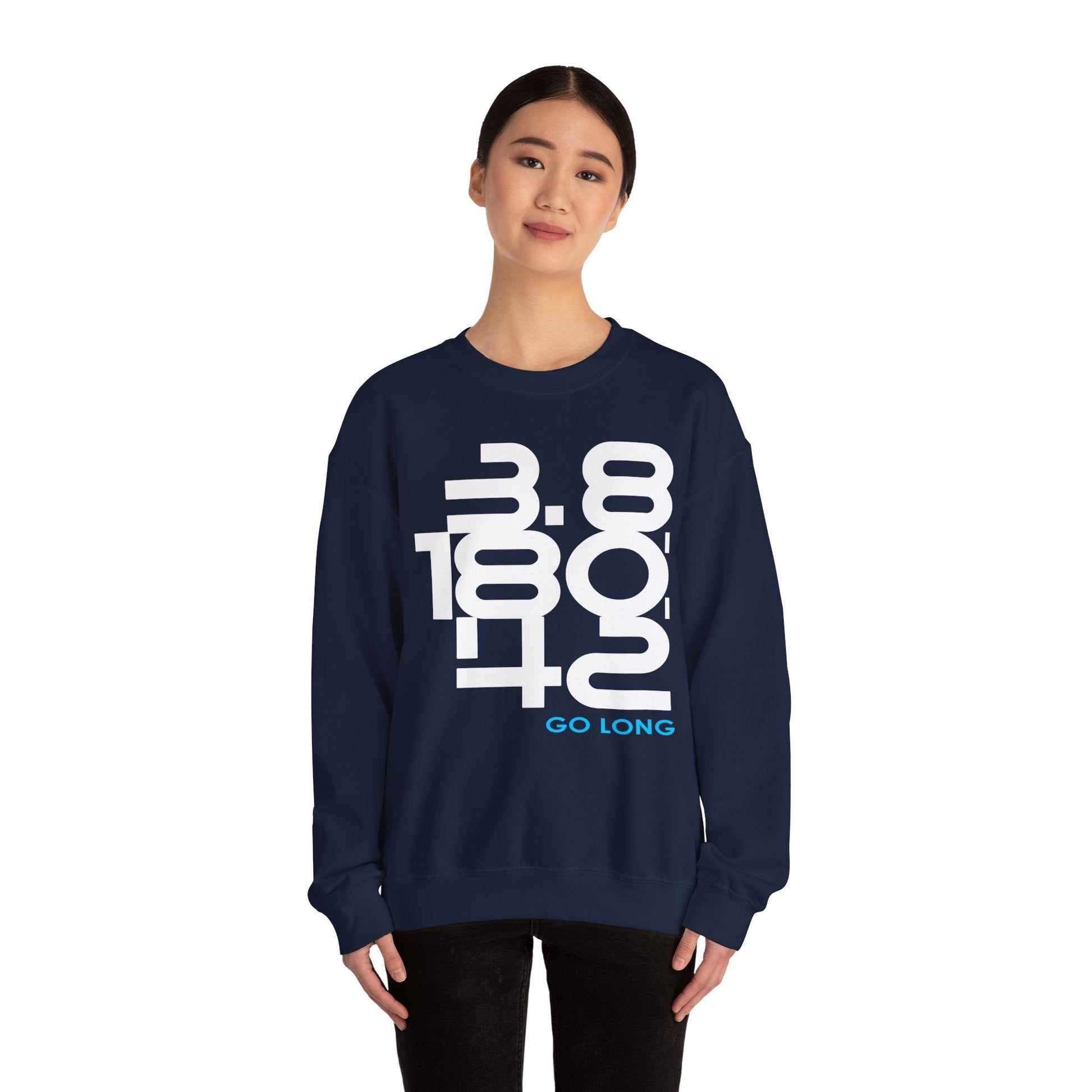 Go Long Sweatshirt - Gildan Unisex Heavy Blend™ Crewneck Sweatshirt - Element Tri & Bicycle Works