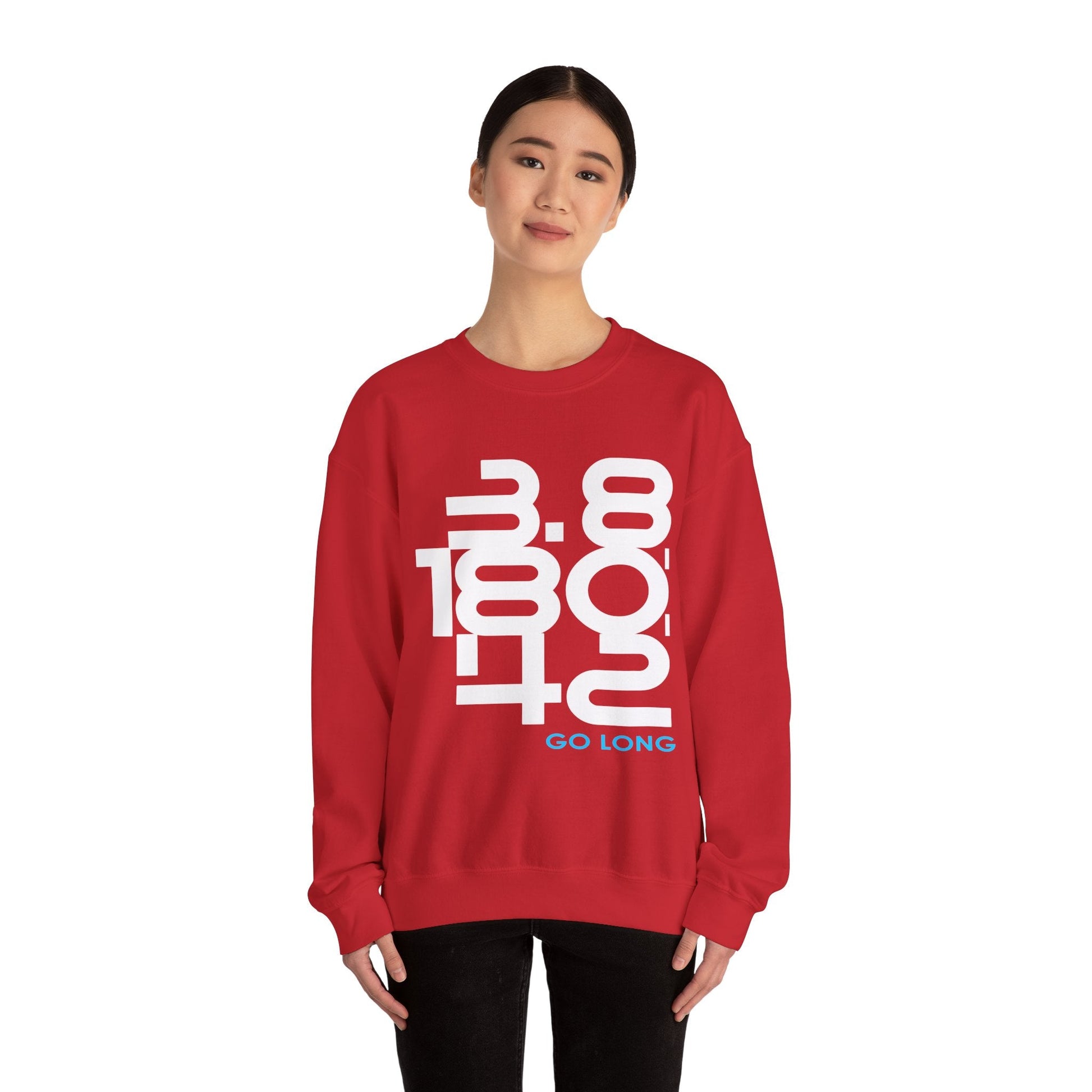 Go Long Sweatshirt - Gildan Unisex Heavy Blend™ Crewneck Sweatshirt - Element Tri & Bicycle Works