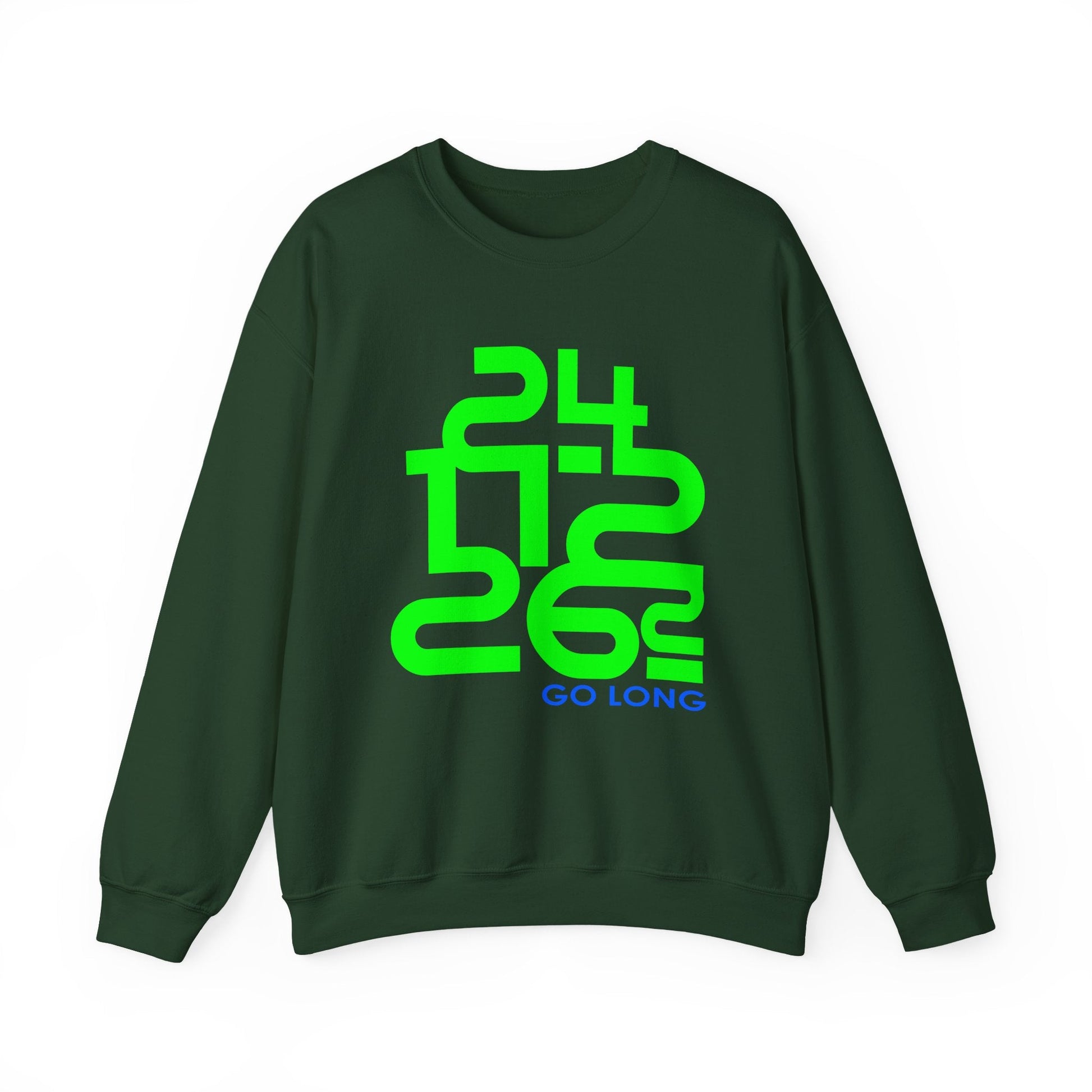 Go Long Sweatshirt - Gildan Unisex Heavy Blend™ Crewneck Sweatshirt - Element Tri & Bicycle Works