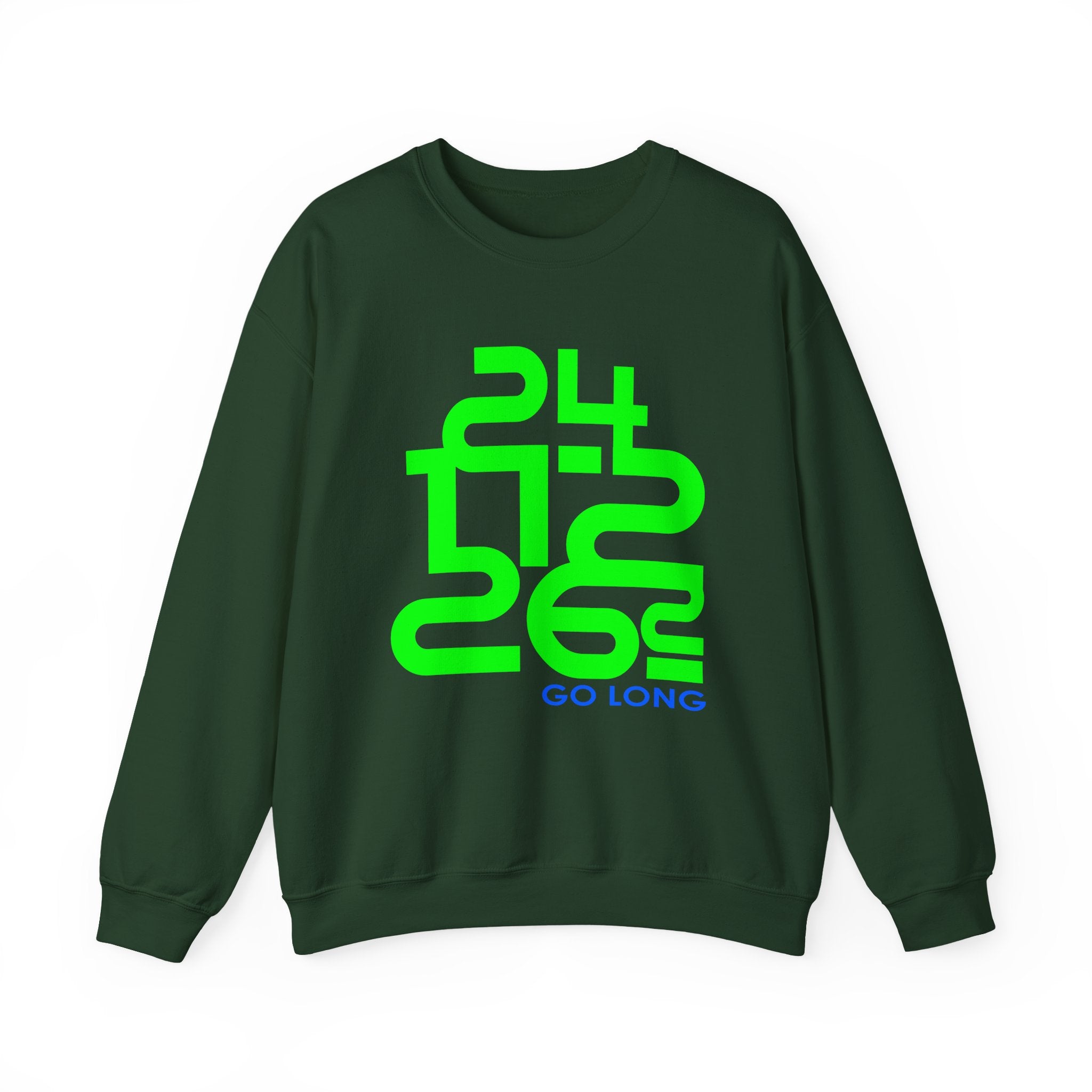 Go Long Sweatshirt - Gildan Unisex Heavy Blend™ Crewneck Sweatshirt - Element Tri & Bicycle Works