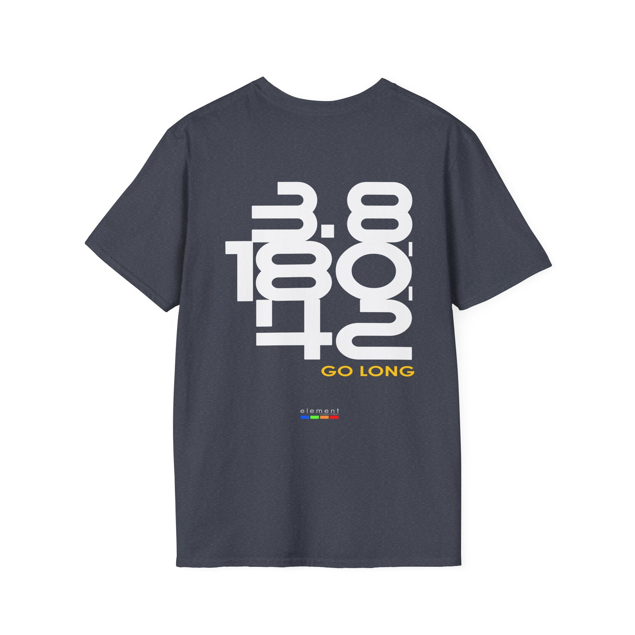 Go Long Tee - Iron Distance Spirit TShirt - Element Tri & Bicycle Works