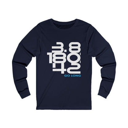 Go Long Unisex Jersey Long Sleeve Tee Triathlon Journey Tee Gift for Triathlete - Element Tri & Bicycle Works