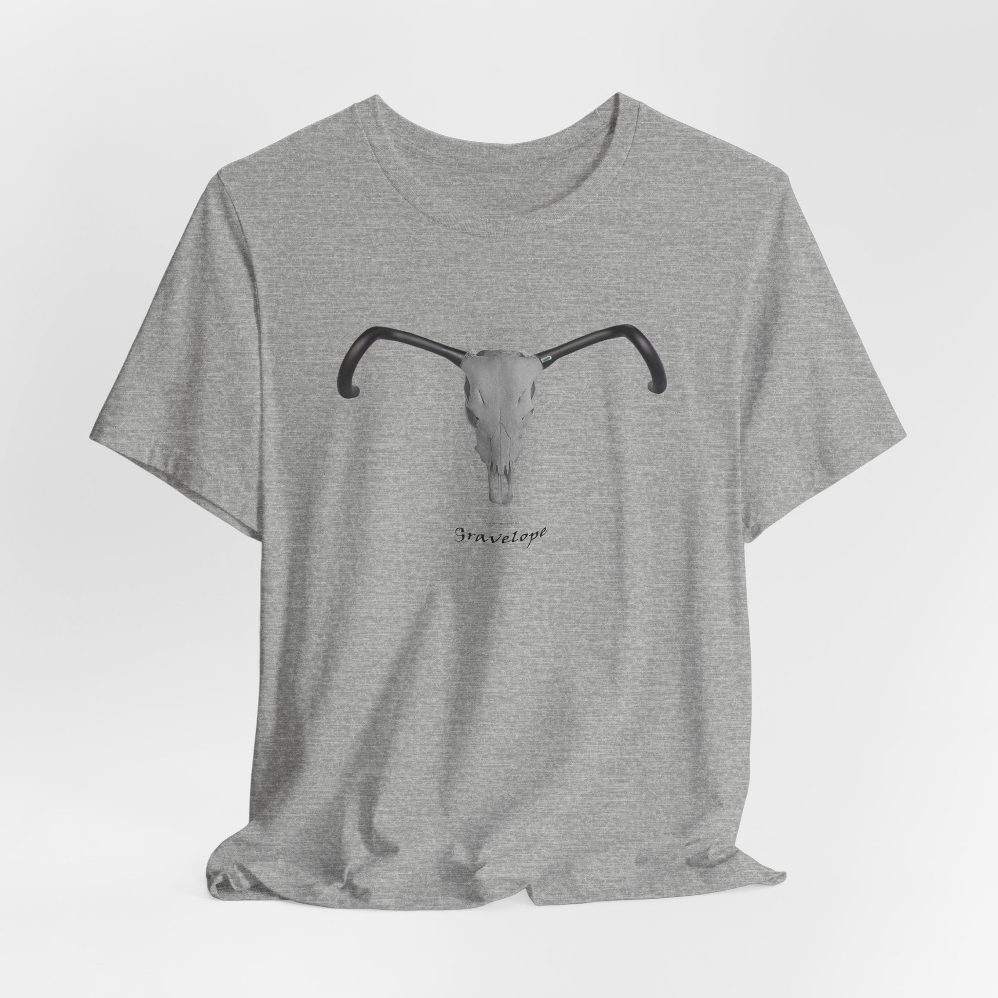 Gravelope Unisex Tee - Mythical Creature with Gravel Bike Handlebars - Element Tri & Bicycle Works