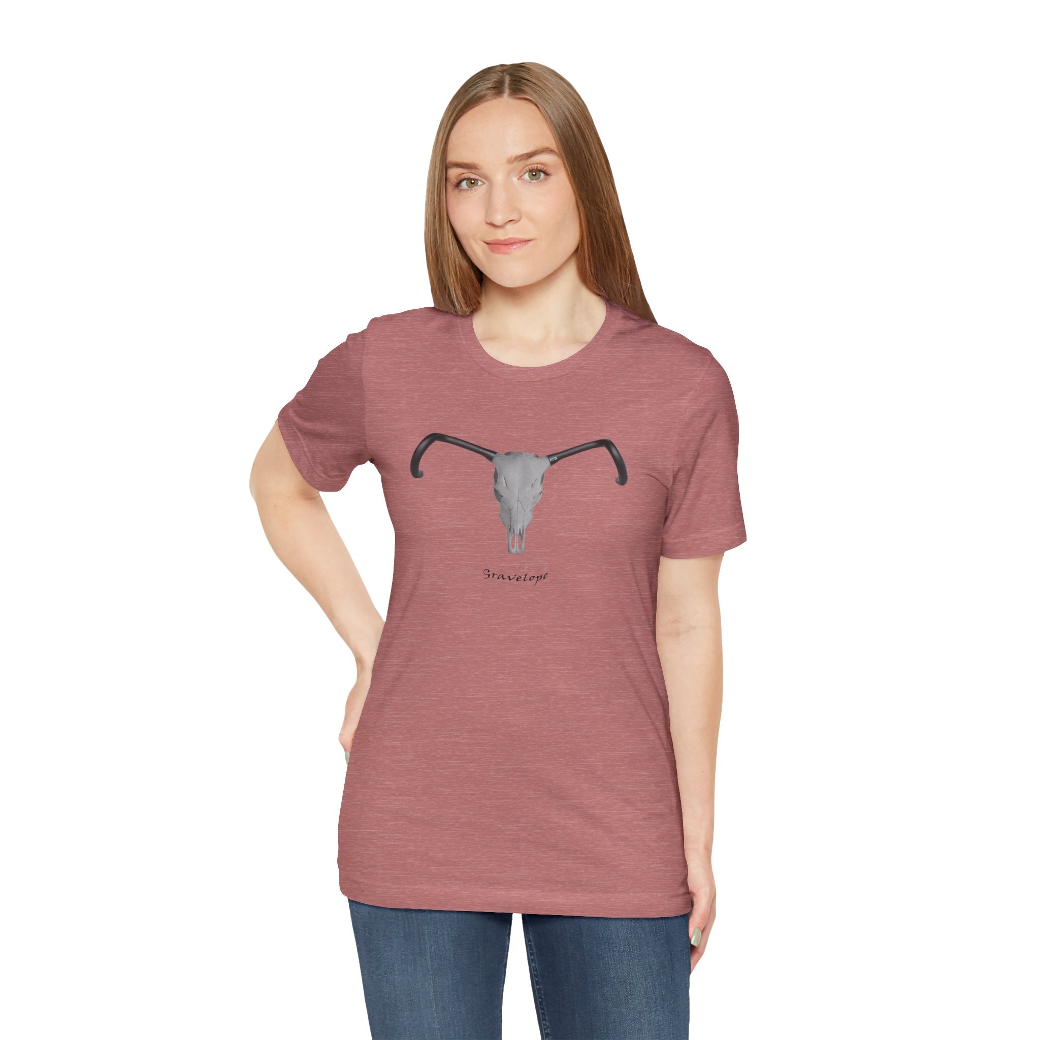 Gravelope Unisex Tee - Mythical Creature with Gravel Bike Handlebars - Element Tri & Bicycle Works