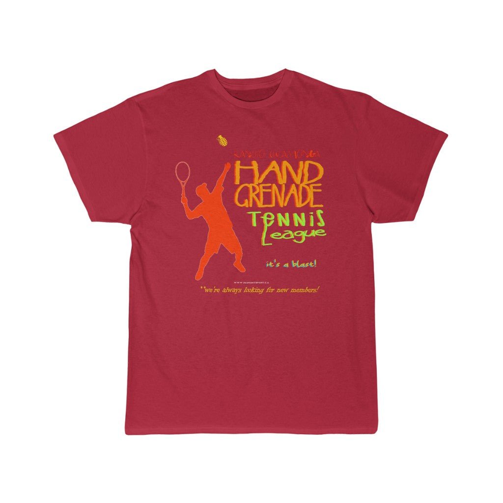 Hand Grenade Tennis League Tee - Element Tri & Bicycle Works