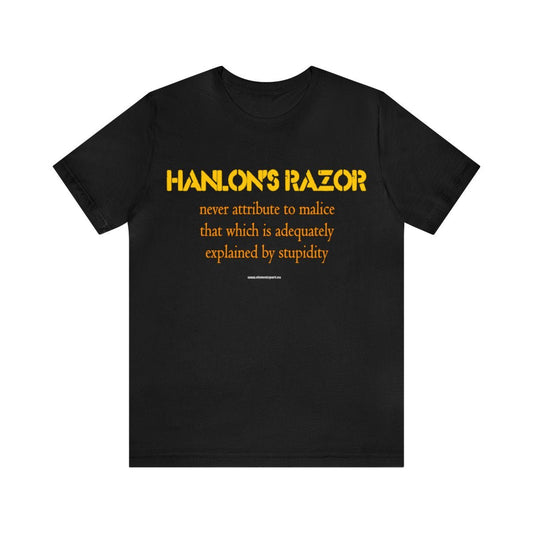 Hanlon's Razor Tee - Element Tri & Bicycle Works