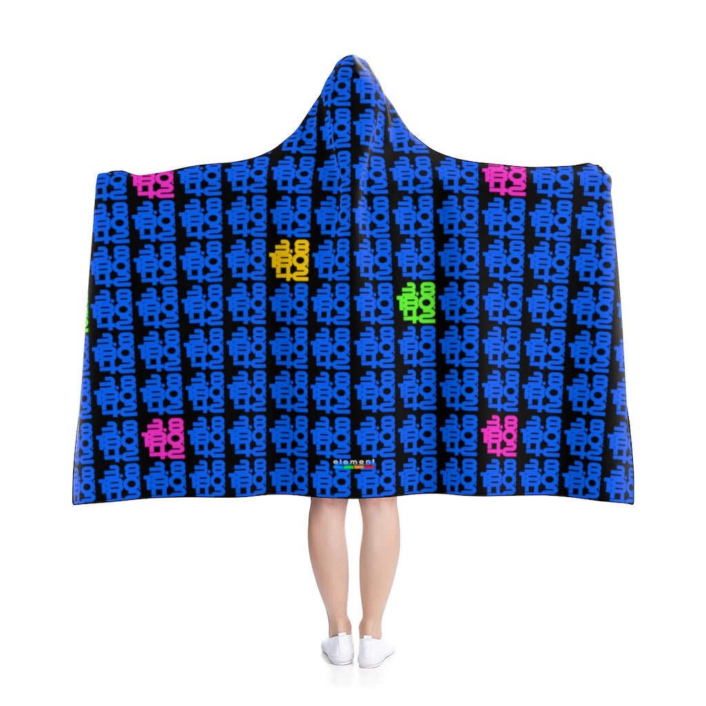 Iron Print Swim Wrap Towel BLUE - Element Tri & Bicycle Works