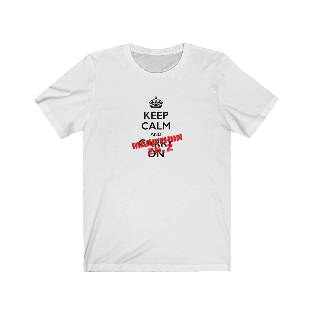 KEEP CALM...and Marathon Tee - Element Tri & Bicycle Works