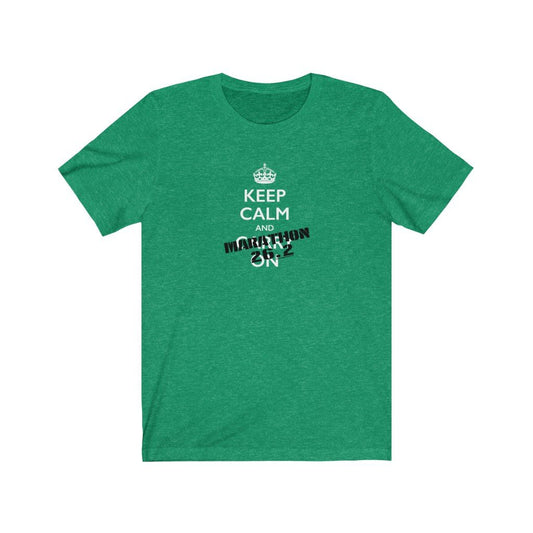 KEEP CALM...and Marathon Tee - Element Tri & Bicycle Works