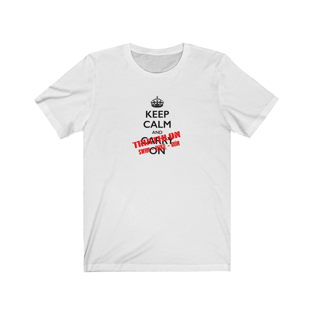 KEEP CALM...and Triathlon Tee - Element Tri & Bicycle Works