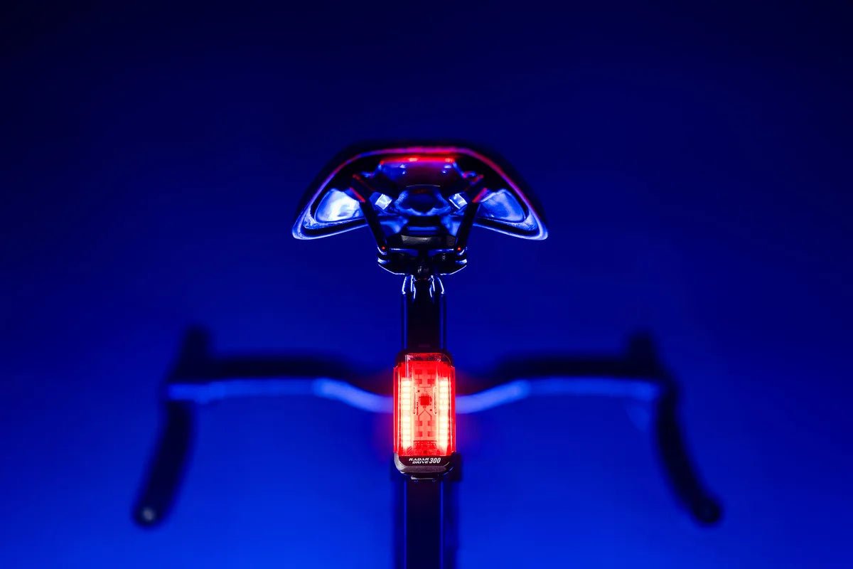 Lezyne Radar Drive – Radar Rear Bike Light, 150m Vehicle Detection, 300 Lumens - Element Tri & Bicycle Works
