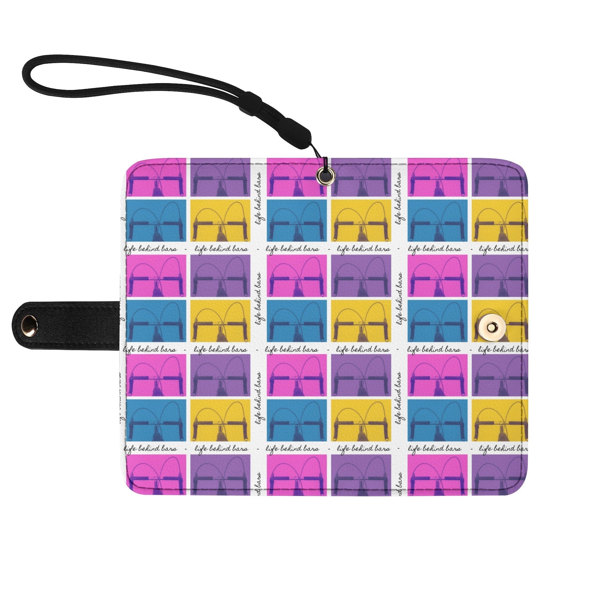 Life Behind Bars – PU Leather Flip Phone Wallet Case - Element Tri & Bicycle Works