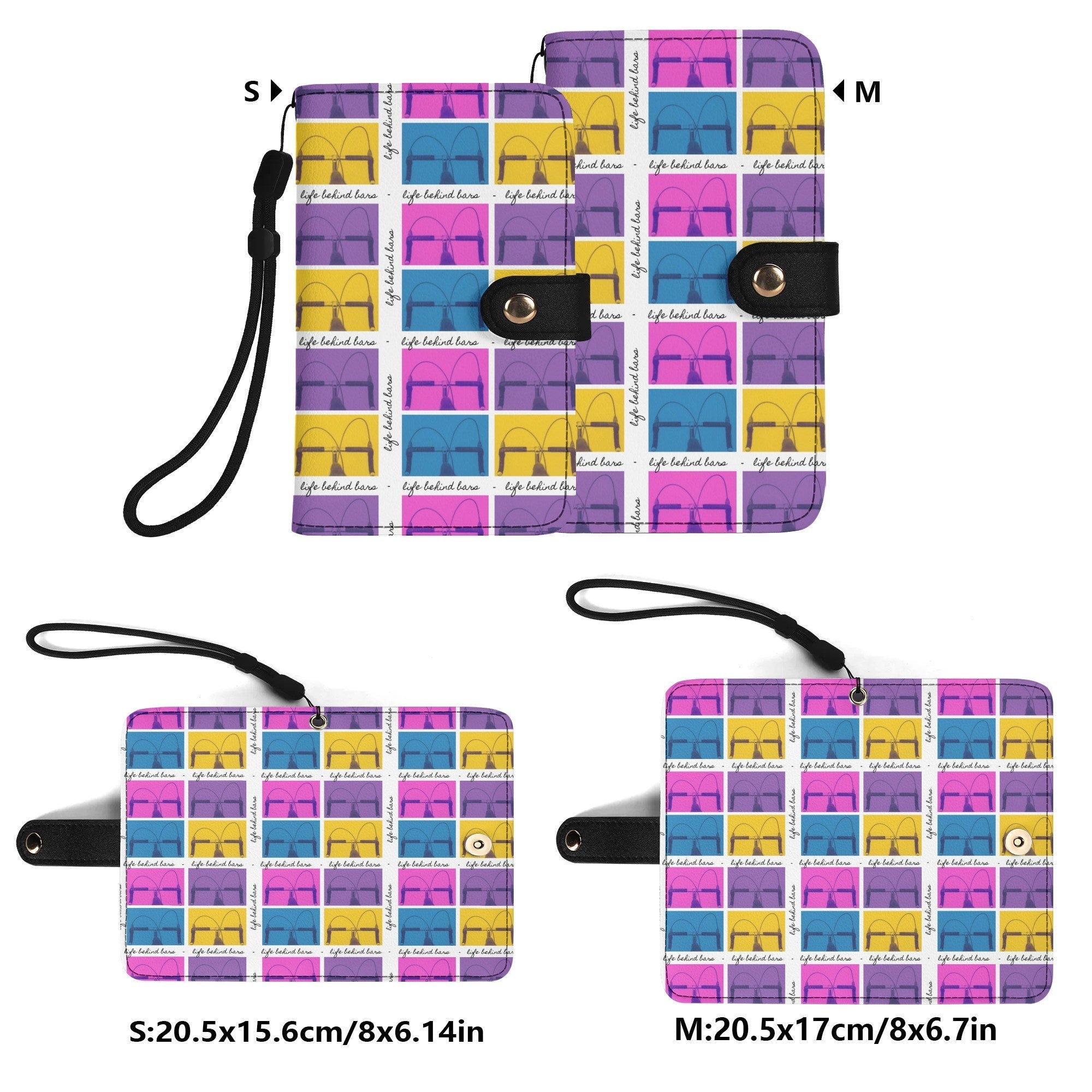 Life Behind Bars – PU Leather Flip Phone Wallet Case - Element Tri & Bicycle Works