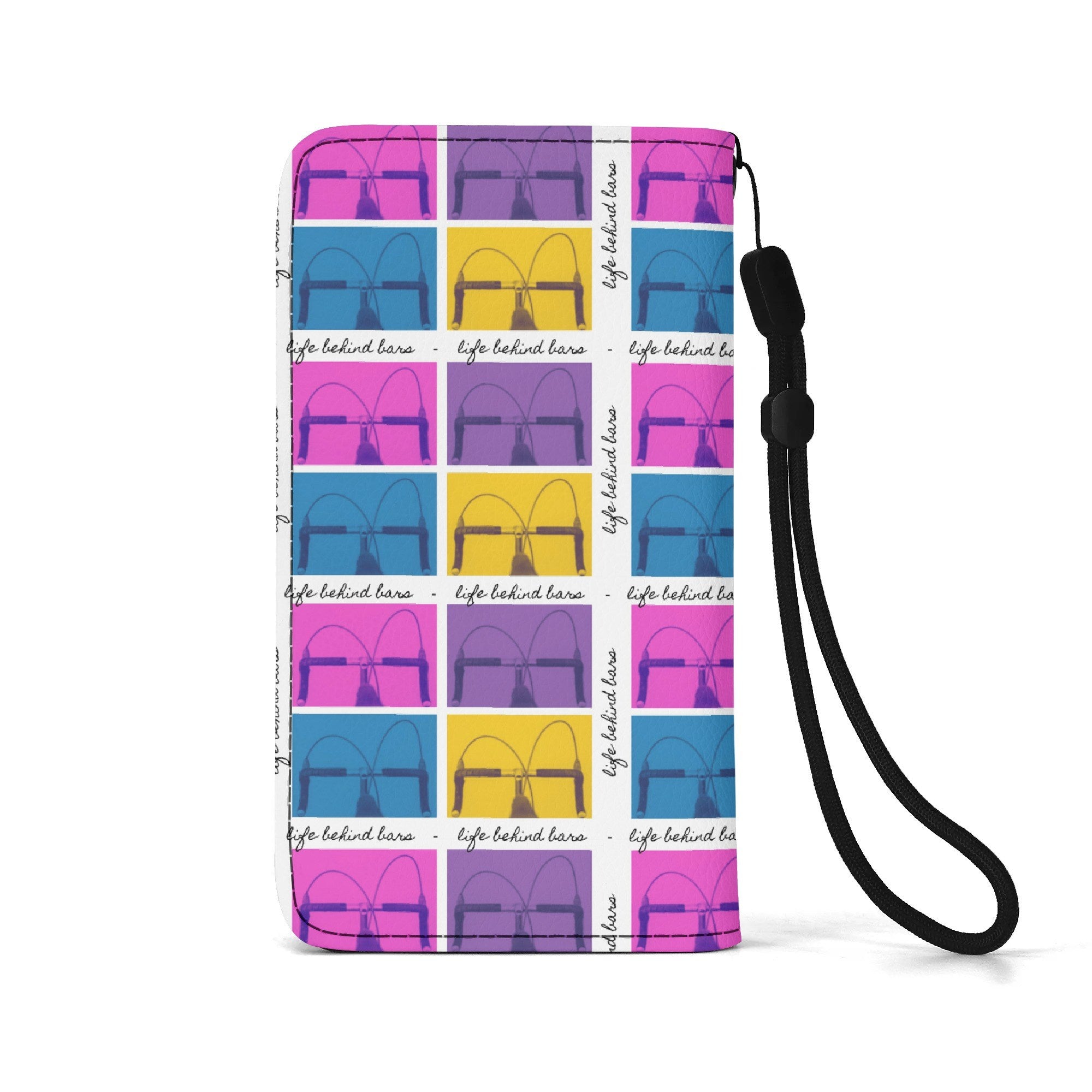 Life Behind Bars – PU Leather Flip Phone Wallet Case - Element Tri & Bicycle Works