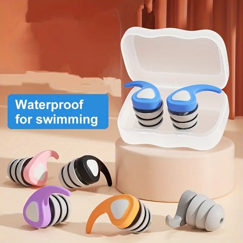 Low - Profile Silicone Earplugs – Multi - Purpose Comfort & Protection - Element Tri & Bicycle Works