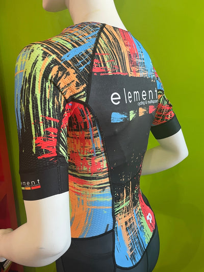New Element Short-Sleeved Trisuit - Element Tri & Bicycle Works