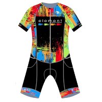 New Element Short-Sleeved Trisuit - Element Tri & Bicycle Works